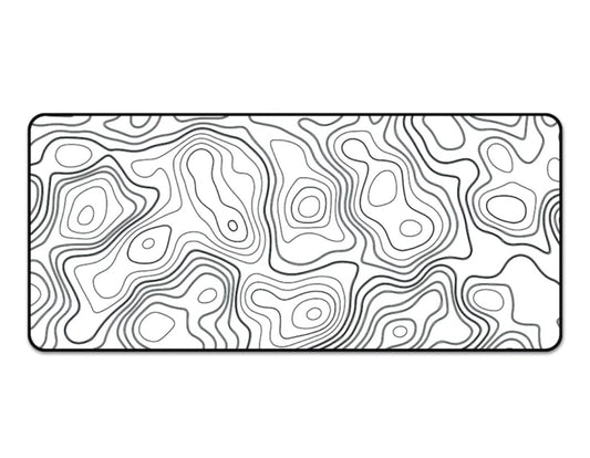 White & Black 1. Mousepad