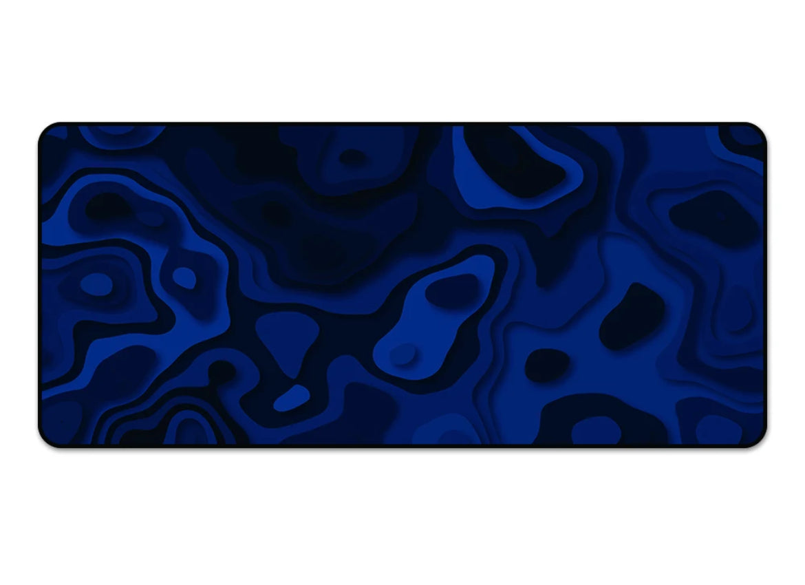 Blue Camouflage Mousepad