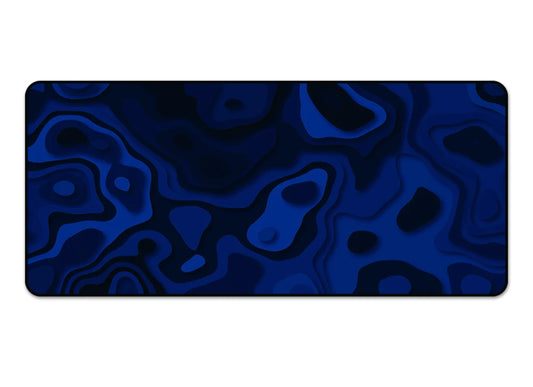 Blue Camouflage Mousepad
